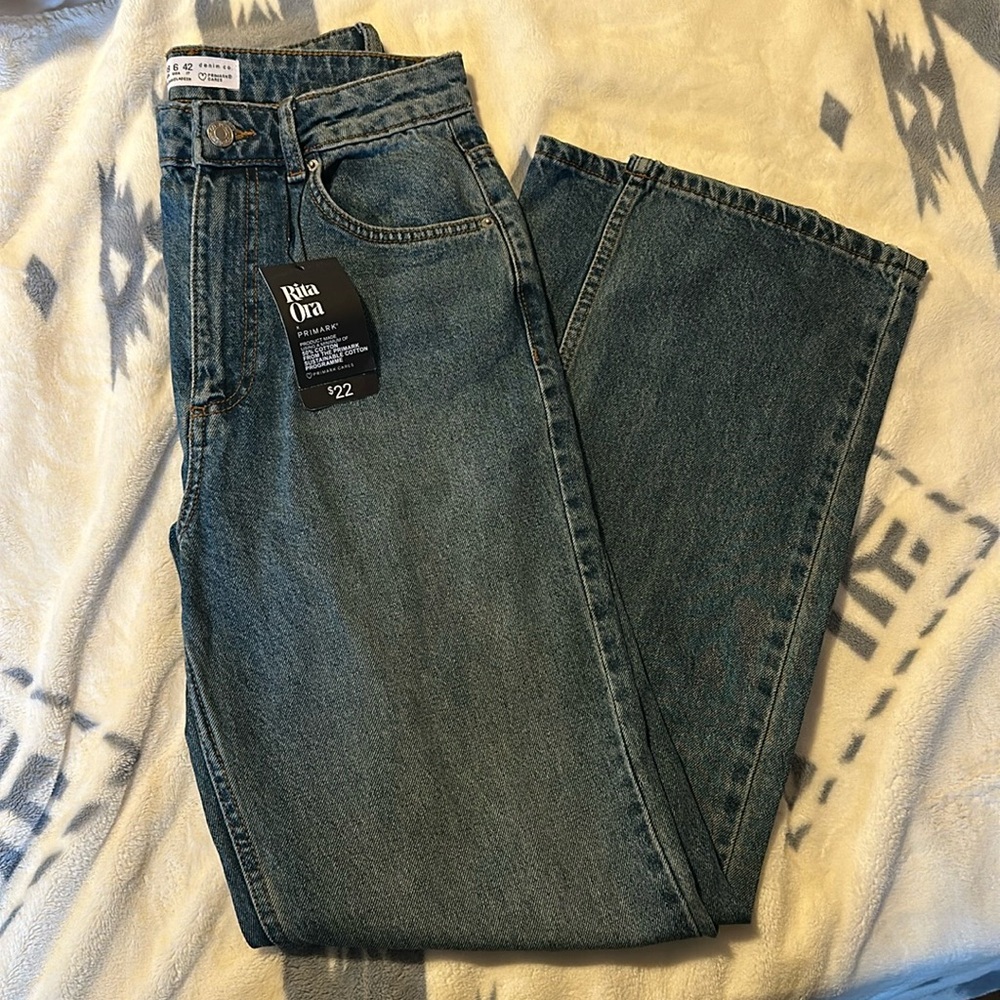 Straight leg jeans